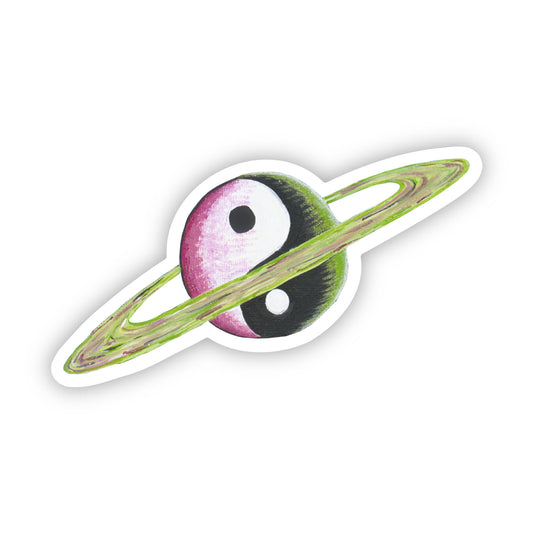 To Saturn Sticker